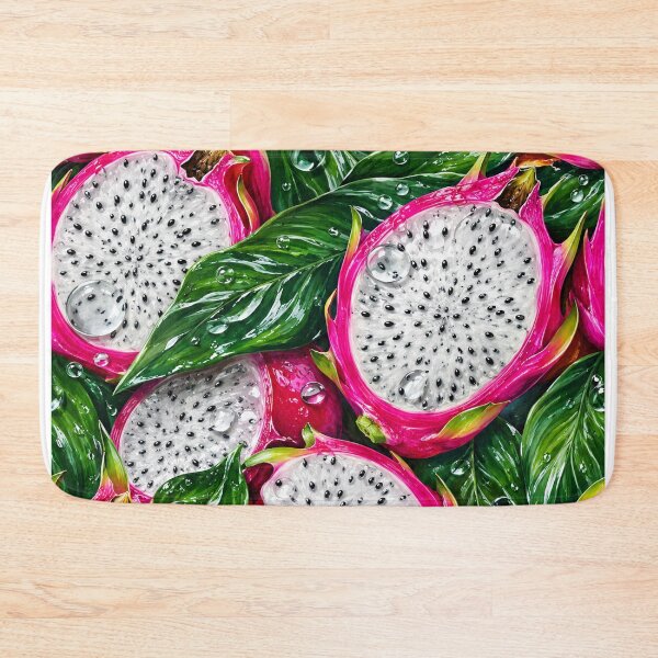 Item preview, Dragon Fruit Pitaya Pattern Tropical Print designed and sold by DjFreeq.