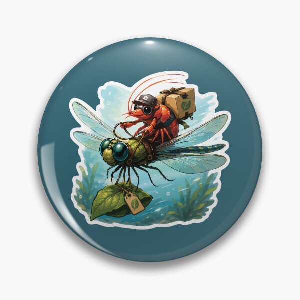 Item preview, Funny Shrimp Express Delivery Aquarium designed and sold by SimplePoDesign.