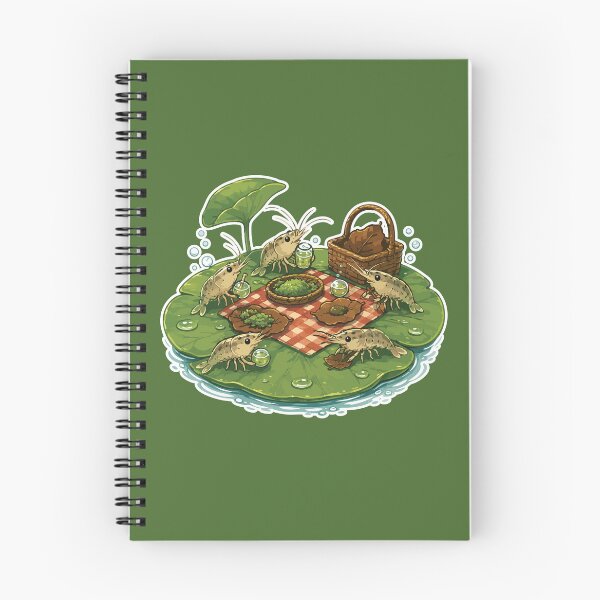 Item preview, Shrimp Picnic Cute Freshwater Aquarium Friends designed and sold by SimplePoDesign.