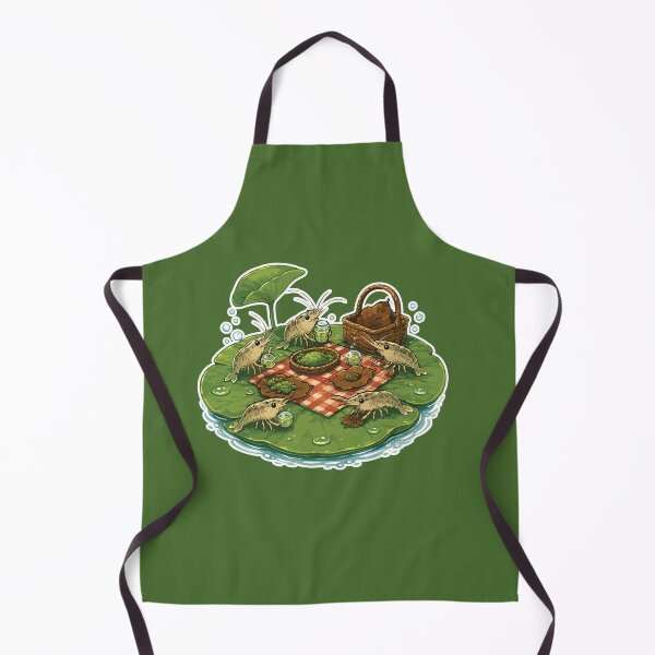 Item preview, Shrimp Picnic Cute Freshwater Aquarium Friends designed and sold by SimplePoDesign.