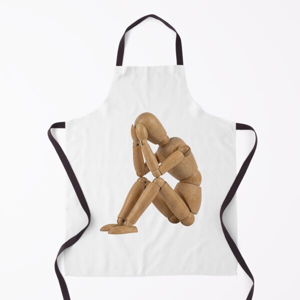 Artikelvorschau, sad wooden figure entworfen und verkauft von CornershopTee.