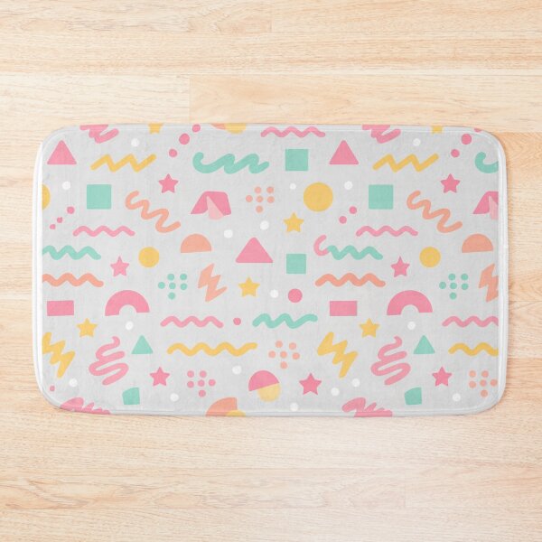 Item preview, Pastel Memphis Pattern – Cute Geometric Shapes Design designed and sold by SoftSproutstu.
