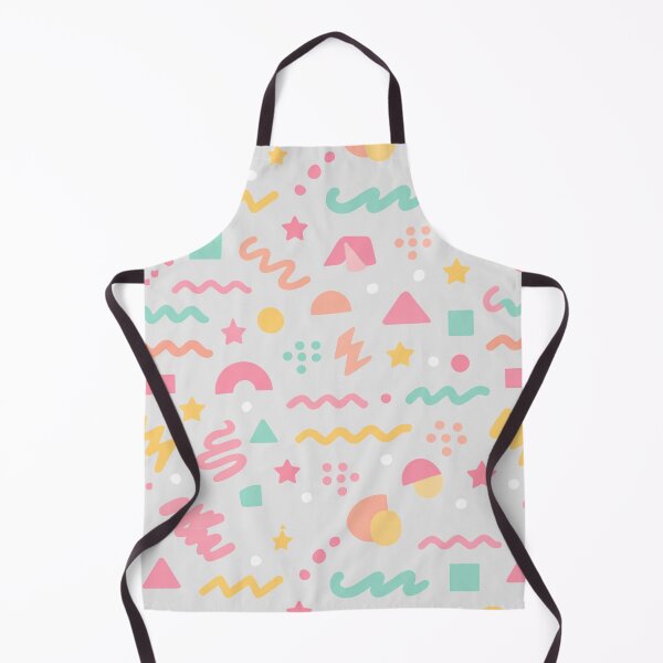 Item preview, Pastel Memphis Pattern – Cute Geometric Shapes Design designed and sold by SoftSproutstu.