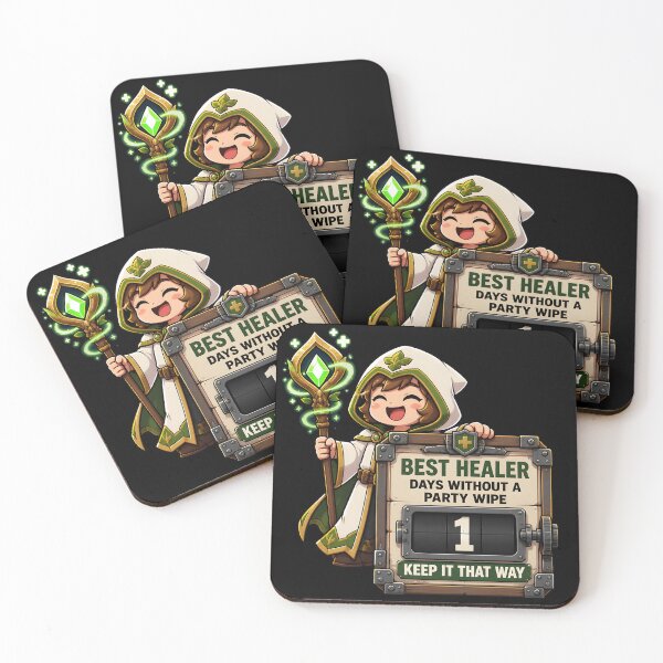 Item preview, Best Healer - 1 Day Without A Party Wipe RPG Meme designed and sold by BadhbhLoot.