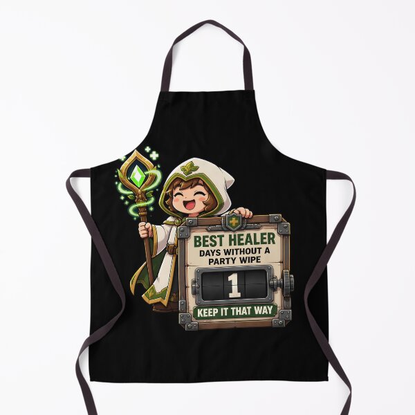 Item preview, Best Healer - 1 Day Without A Party Wipe RPG Meme designed and sold by BadhbhArt.