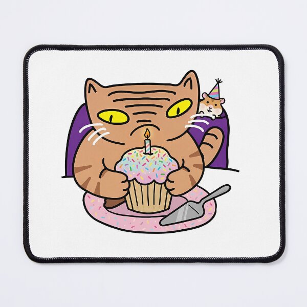 Item preview, Birthday Cat designed and sold by Moodymews.