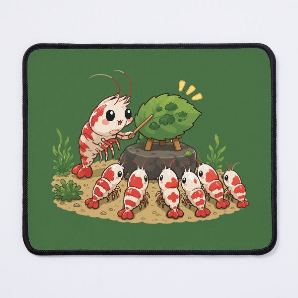 Item preview, Shrimp Moss Workshop Sticker Aquarium Teacher Illustration designed and sold by SimplePoDesign.