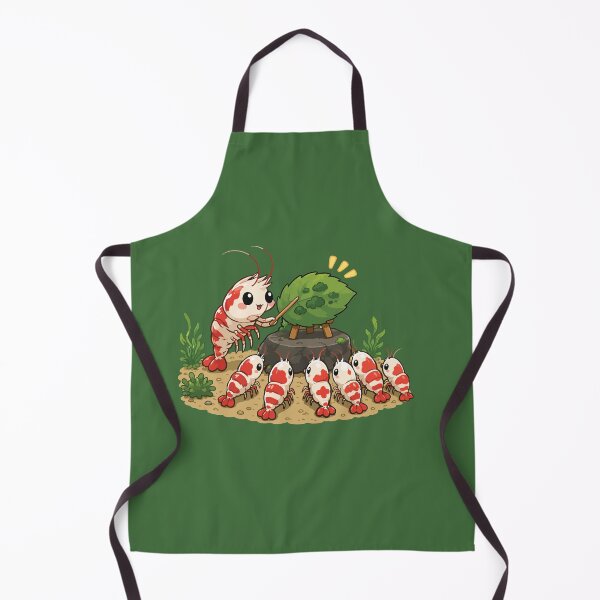 Item preview, Shrimp Moss Workshop Sticker Aquarium Teacher Illustration designed and sold by SimplePoDesign.