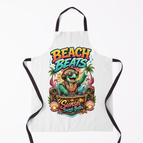 Item preview, Beach Beats Turtle DJ Sunset designed and sold by Sovereign Supply Co..