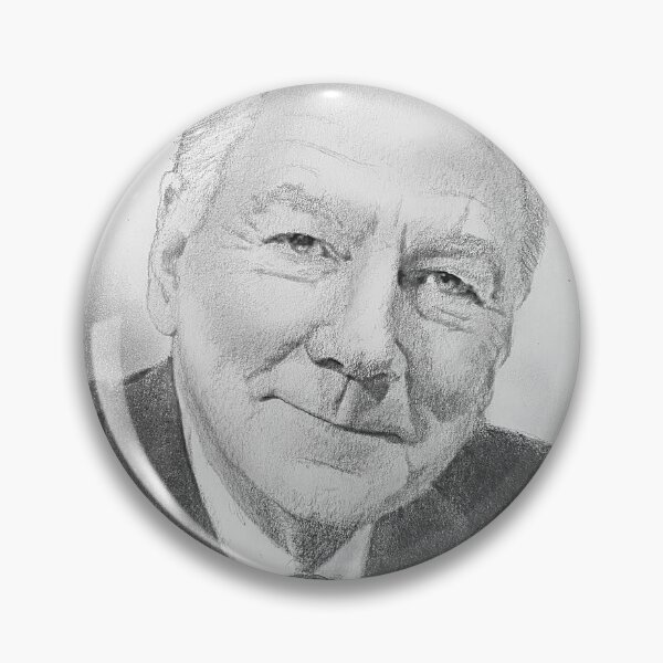 Item preview, Gay Byrne Pencil Portrait | Irish Broadcasting Legend Graphite Sketch | TV & Radio Fan Art designed and sold by ConorKeeganArt.