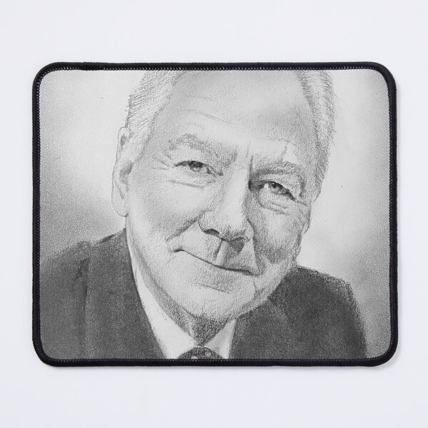 Item preview, Gay Byrne Pencil Portrait | Irish Broadcasting Legend Graphite Sketch | TV & Radio Fan Art designed and sold by ConorKeeganArt.