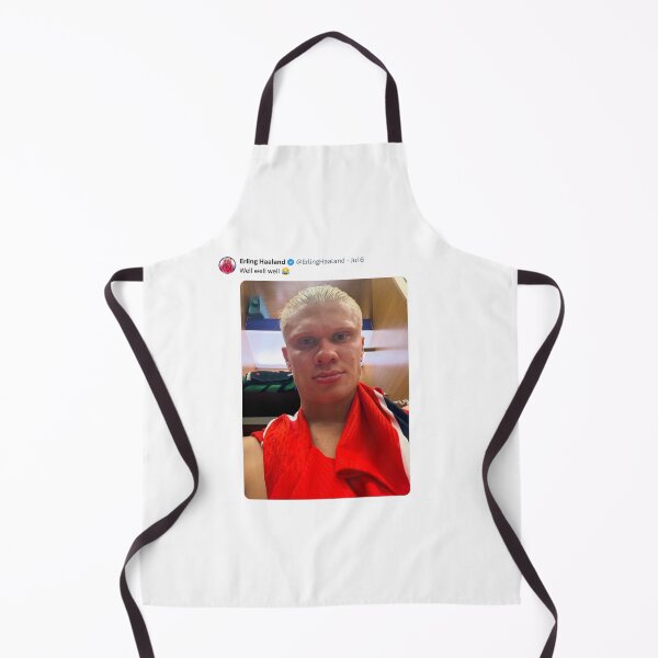Item preview, Erling Haaland Well Well Well Selfie Soical Post designed and sold by DonetTrent.