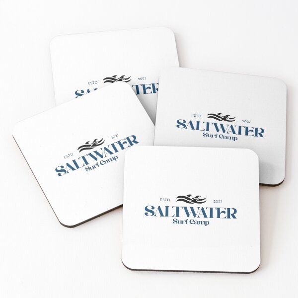 Item preview, Saltwater Surf Camp Retro Aesthetic Typography designed and sold by ElBler.