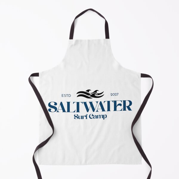 Item preview, Saltwater Surf Camp Retro Aesthetic Typography designed and sold by ElBler.
