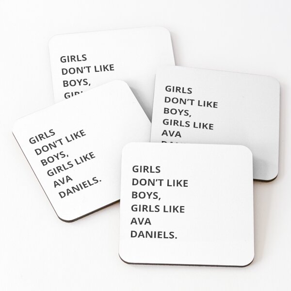 Item preview, Girls don't like boys girls like Ava Daniels designed and sold by -Joanne-.
