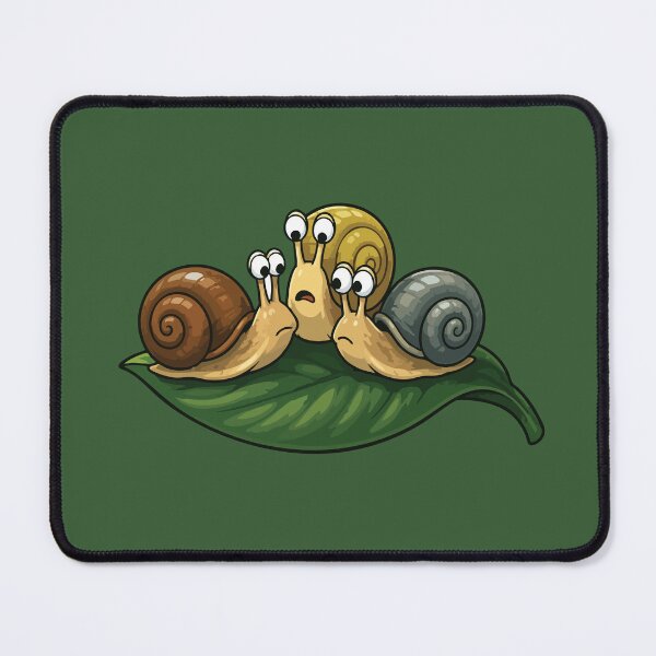 Item preview, Cute Aquarium Snail Meeting Funny Mystery Snail designed and sold by SimplePoDesign.