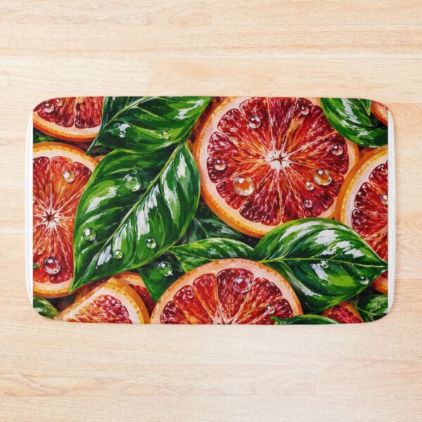 Item preview, Blood Orange Citrus Fruit Pattern Print designed and sold by DjFreeq.