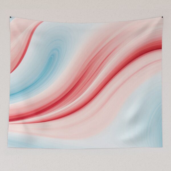 Item preview, Smooth Sorbet Liquid Wave Abstract Marble Art designed and sold by CuteSlothWorld.