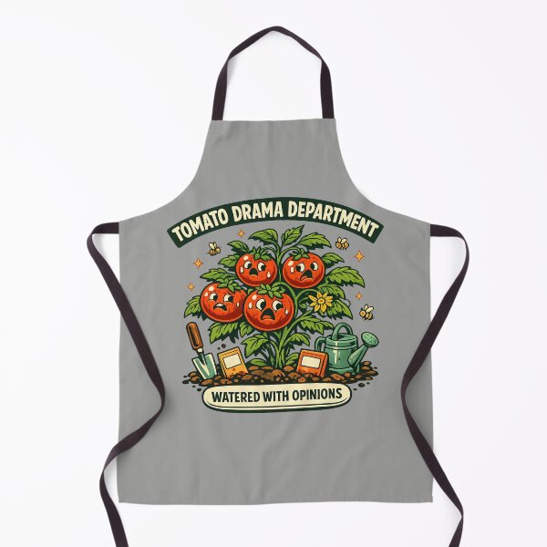 Item preview, Tomato Drama Department Watered With Opinions designed and sold by Concrete Coffee Studio.