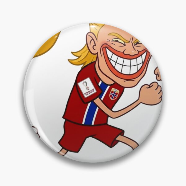 Item preview, Funny Erling Haaland Cartoon designed and sold by DonetTrent.
