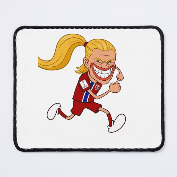 Item preview, Funny Erling Haaland Cartoon designed and sold by DonetTrent.