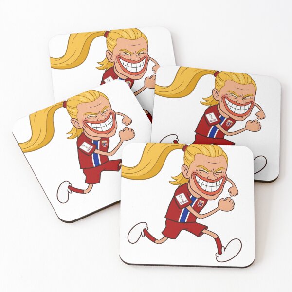 Item preview, Funny Erling Haaland Cartoon designed and sold by DonetTrent.