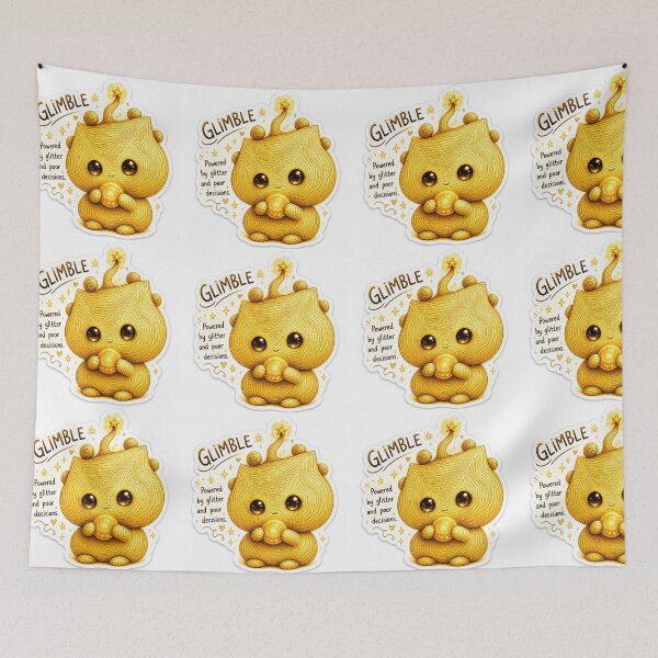 Item preview, Glimble - golden kitty  designed and sold by sonamkumari333.