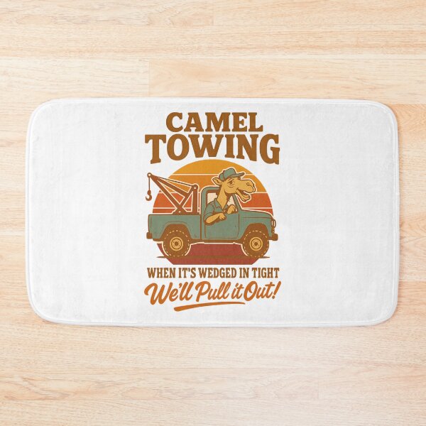 Item preview, Camel Towing  Funny Retro Pun Tow Truck Humor Design designed and sold by alinejosin.
