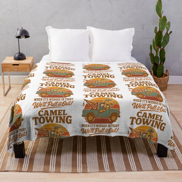 Item preview, Camel Towing  Funny Retro Pun Tow Truck Humor Design designed and sold by alinejosin.