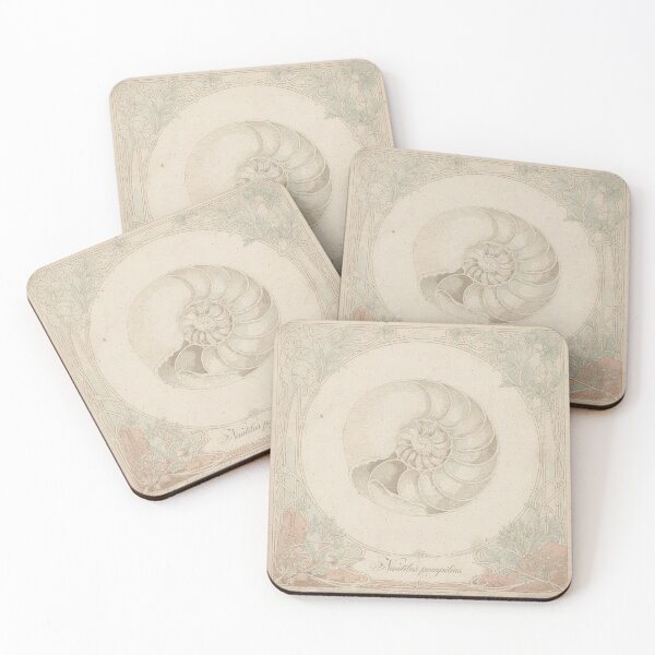 Item preview, Vintage Nautilus Shell Plate designed and sold by PictorialWhimsy.