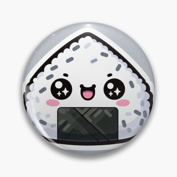 Item preview, Kawaii Onigiri Sticker | Cute Japanese Rice Ball designed and sold by PastelPawsArt.