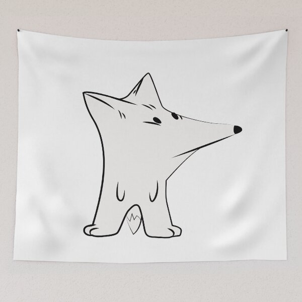 Item preview, Minimal Fox Illustration | Modern Woodland Animal Art designed and sold by Mammoths.
