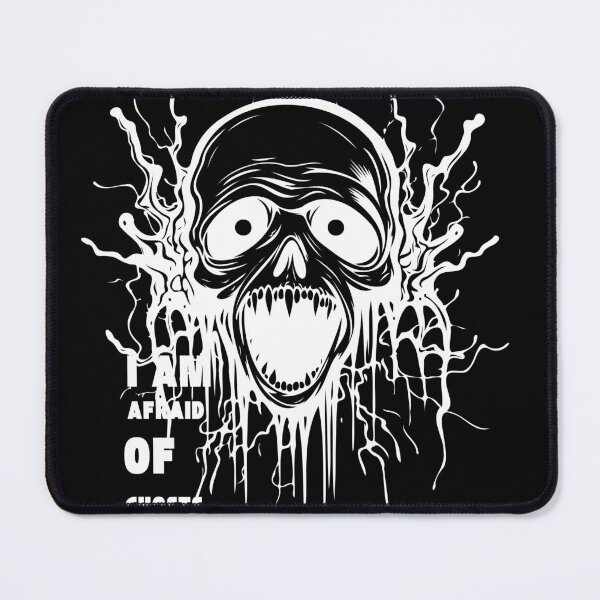 Item preview, I Am Afraid of Ghosts Boo Funny Halloween Ghost T-Shirt Design designed and sold by Wirath Shop.