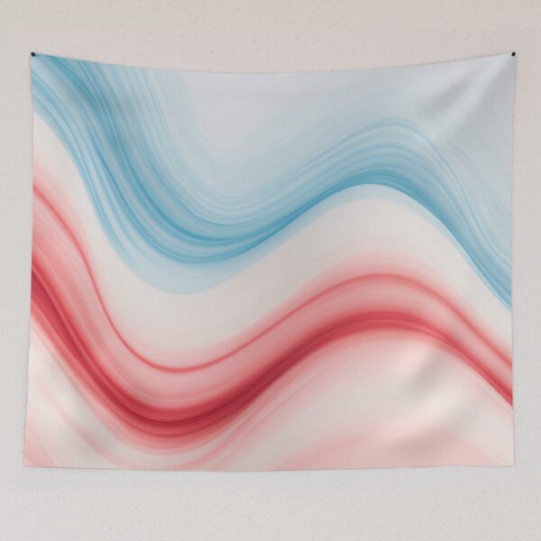 Item preview, Creamy Sorbet Wave Symmetrical Abstract Marble Art designed and sold by CuteSlothWorld.
