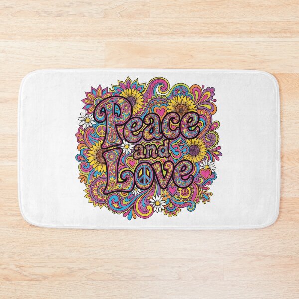 Aperçu de l'œuvre peace and love créée et vendue par CornershopTee.