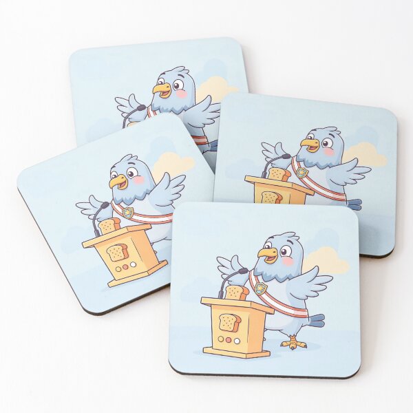 Item preview, Pigeon Bureau of Bread Affairs designed and sold by PictorialWhimsy.