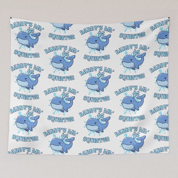 Item preview, Daddy'S Lil' Squirter  Funny Joke  Inappropriate  Raunchy  Adult Humor Hoodie Sarcastic Meme Gift Offensive Adorable Whale Squirter Design For Family Fun designed and sold by alinejosin.