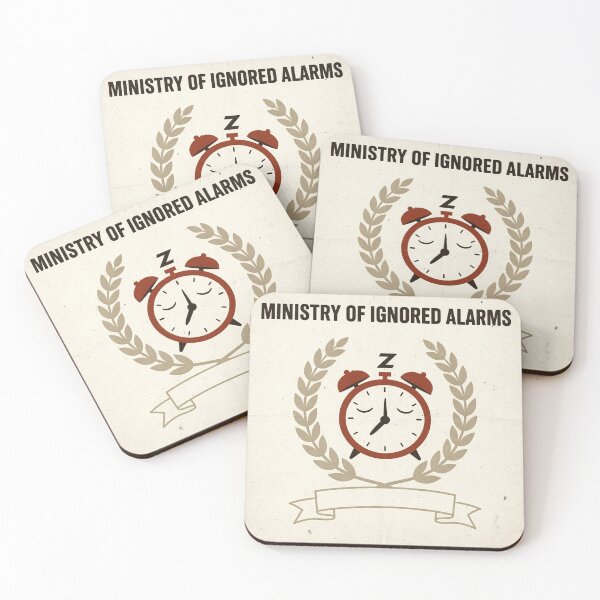 Item preview, Ministry of Ignored Alarms designed and sold by PictorialWhimsy.