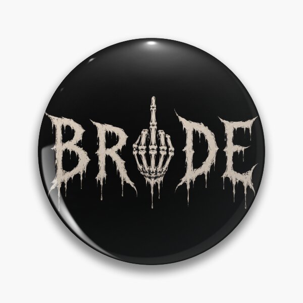 Item preview, Spooky Bride Skeleton Hand with Middle Finger | Halloween Wedding Design designed and sold by pixiedustpaint.