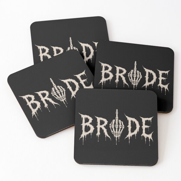 Item preview, Spooky Bride Skeleton Hand with Middle Finger | Halloween Wedding Design designed and sold by pixiedustpaint.