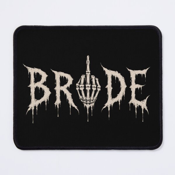 Item preview, Spooky Bride Skeleton Hand with Middle Finger | Halloween Wedding Design designed and sold by pixiedustpaint.