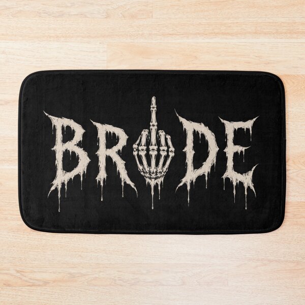 Item preview, Spooky Bride Skeleton Hand with Middle Finger | Halloween Wedding Design designed and sold by pixiedustpaint.