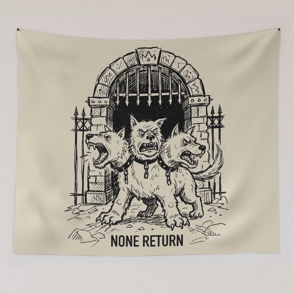 Item preview, Cerberus Gate - Greek Mythology designed and sold by bapupa.