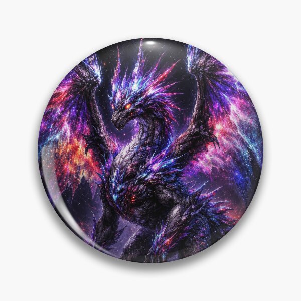 Item preview, Cosmic Galaxy Dragon – Celestial Nebula Fantasy Dragon Art designed and sold by DrakariArt.