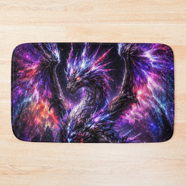 Item preview, Cosmic Galaxy Dragon – Celestial Nebula Fantasy Dragon Art designed and sold by DrakariArt.