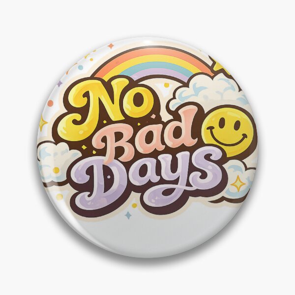 Item preview, No Bad Days | Positive Vibes | Motivational Quote | Inspirational Typography designed and sold by VasiArtLab.