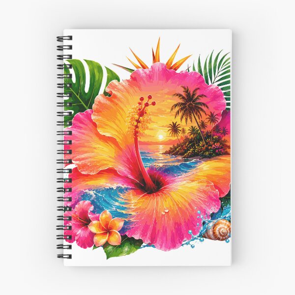 Item preview, Tropical Hibiscus Island Sunset designed and sold by JasKei-Designs.