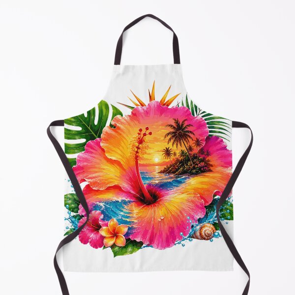 Item preview, Tropical Hibiscus Island Sunset designed and sold by JasKei-Designs.