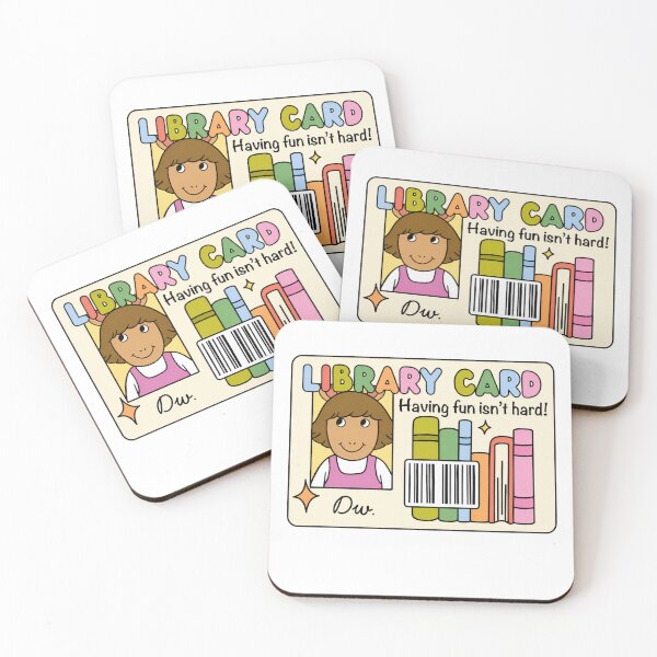 Item preview, Library Card Having Fun Isn't Hard Nostalgic Dw designed and sold by CoquetteGoose.
