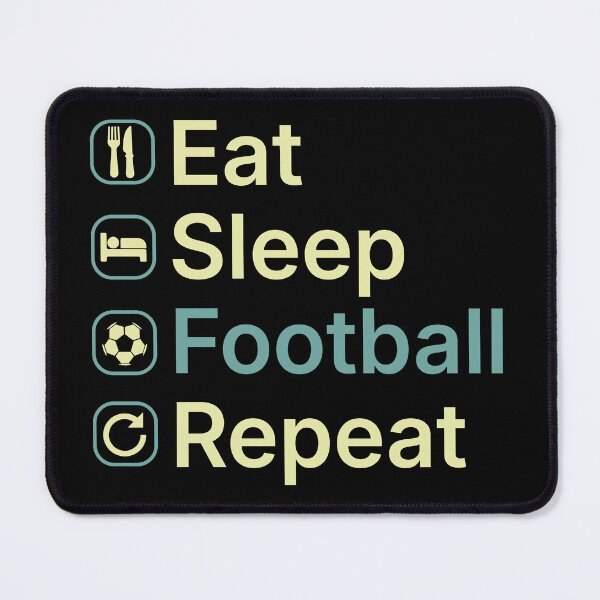 Item preview, Eat Sleep Soccer Repeat Funny Football Fan Gift designed and sold by clickbongski.